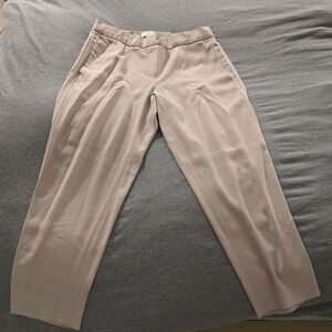 Babaton Light Beige Capri Length Pants